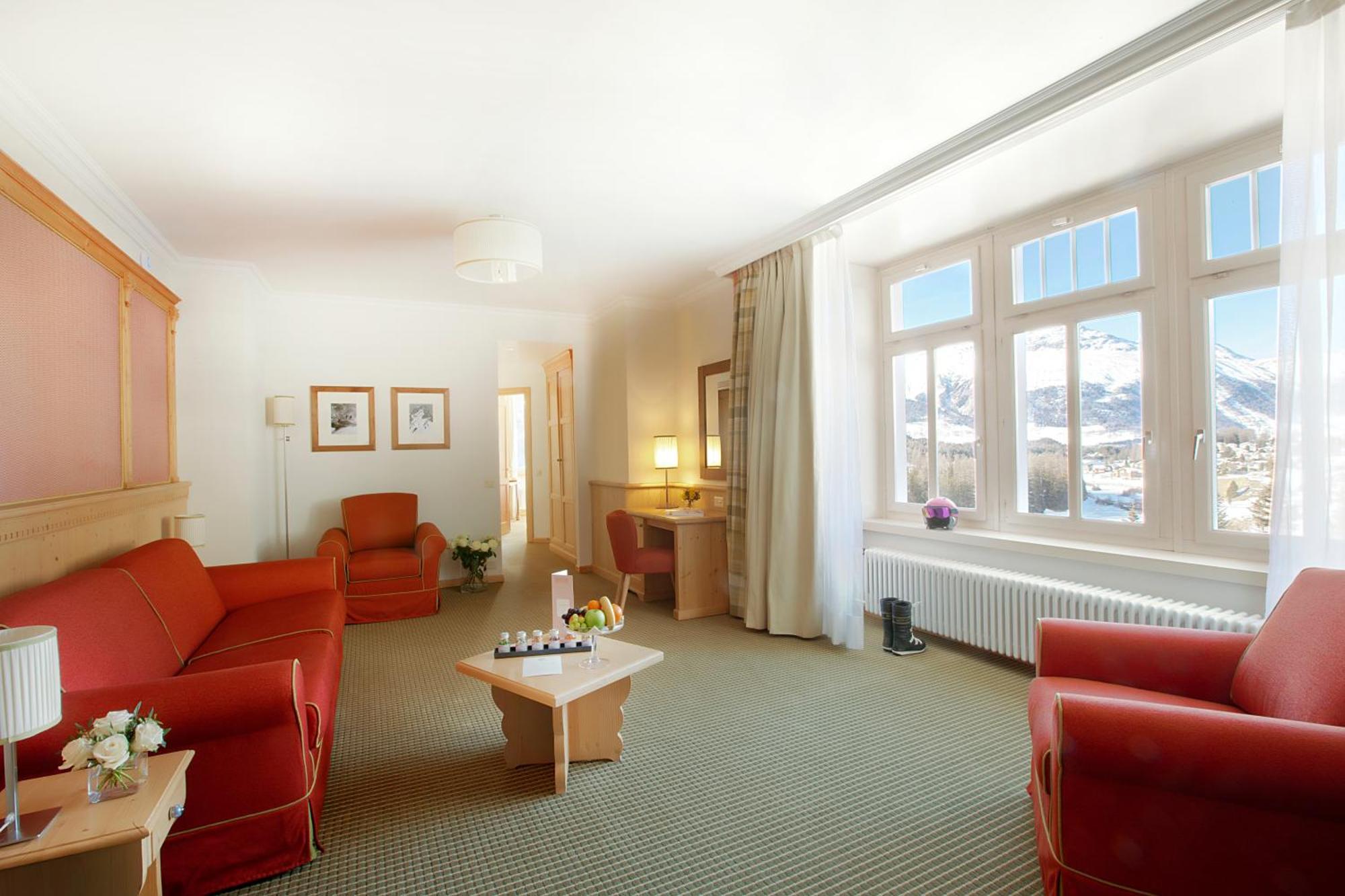 Schloss Hotel & Spa Pontresina Exterior foto
